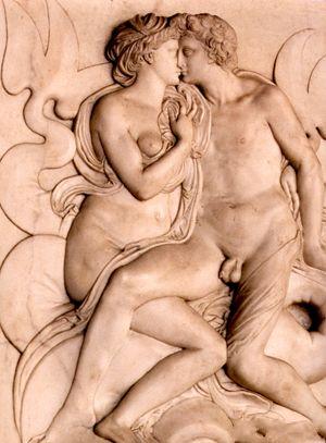 Relief of Lovers - Unknown Artist