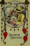 Gorgeous free vintage Valentine Ecards, and our beautiful new Antique Valentine Screensaver, free at Bonza Sheila!