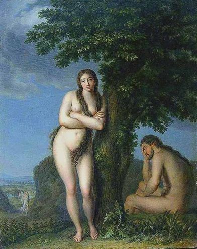 Adam and Eve, Unknown Artist - 19th Century Romantic School