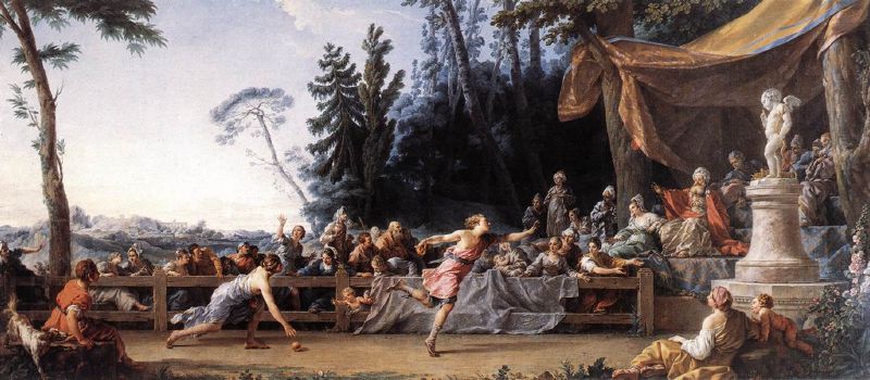 The Race between Hippomenes and Atalanta by Noel Halle