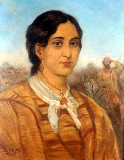 Portrait of Anita Garibaldi by Joaquim R. Ferreira