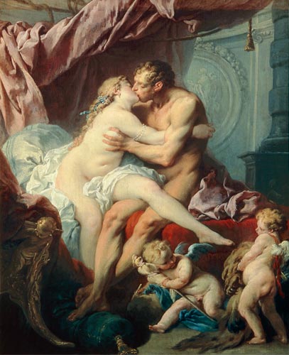 Herakles and Omphale by François Boucher