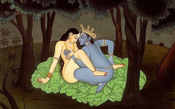 Krishna and Radha, contempoary India, unknown artist