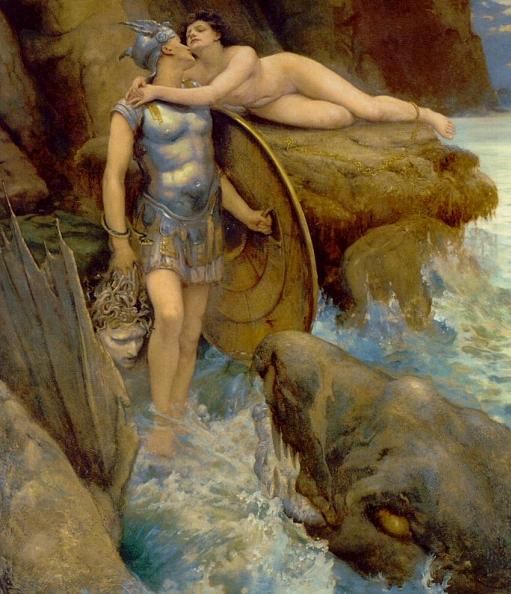 Perseus Rescues Andromeda by Charles Napier Kennedy