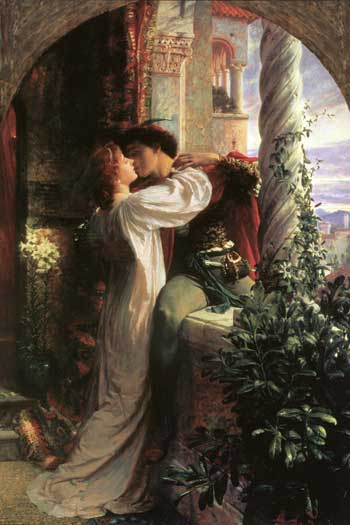 Romeo and Juliet by Sir Frank Dicksee