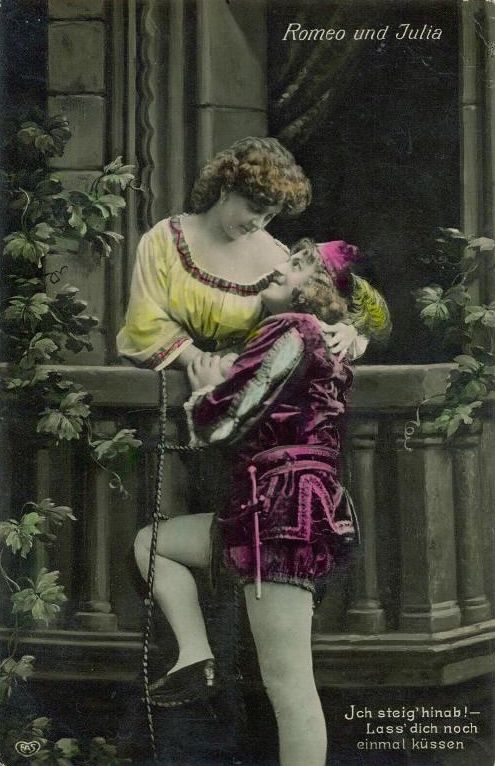 Romeo and Juliet - Photographic Postcard Image, Early 20th Century, Germany