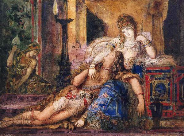 Samson and Delilah - Gustave Moreau, 1882