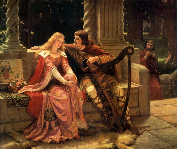 Tristan and Isolde by Edmund Blair-Leighton, 1902