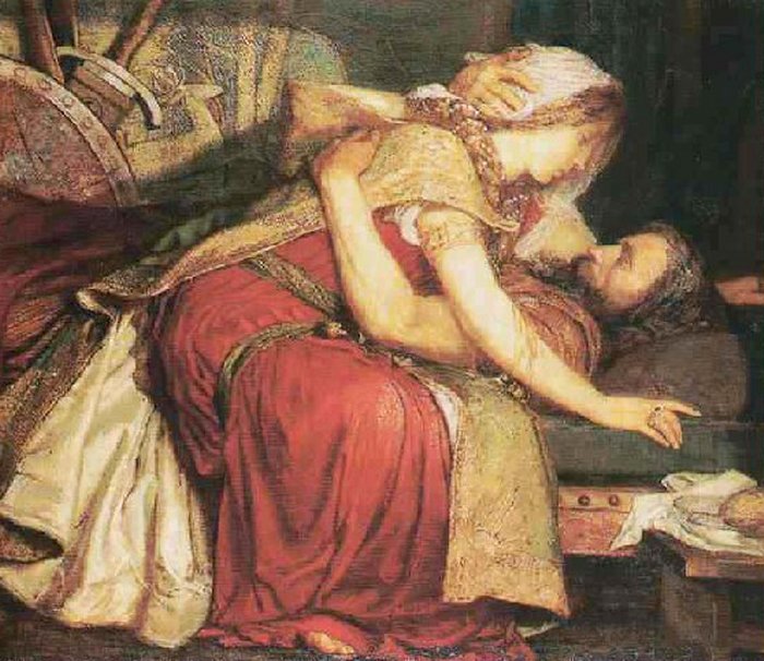 The Death Of Tristram by Marianne Stokes