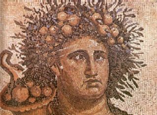 Vertumnus - Roman mosaic